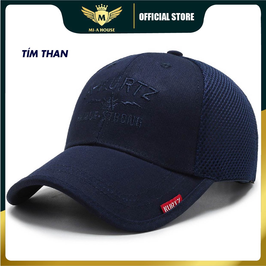 Mũ lưỡi trai Unisex A - KURTZ phối lưới, thoáng mát phù hợp cho nam nữ