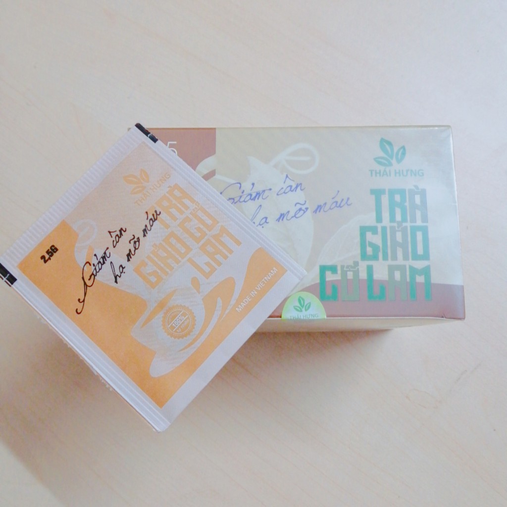 Trà Giảo Cổ Lam Thái Hưng Giảm Cân Hạ Mỡ Máu 1 Túi Lọc 2,5gr | BigBuy360 - bigbuy360.vn