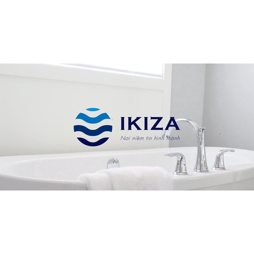 Bàn đá đặt lavabo, bàn đá chậu rửa mặt má vuông 50x80cm ikiza mt-mv-md 50x80