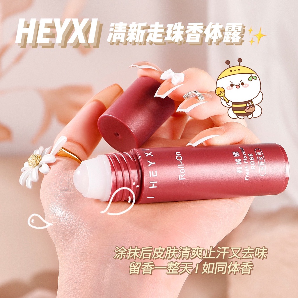 Lăn Khử Mùi Hương Nước Hoa Heyxi 20ml giúp trắng sáng và giữ khô thoáng cho vùng da dưới cánh tay 【Lăn Heyxi 20ml】