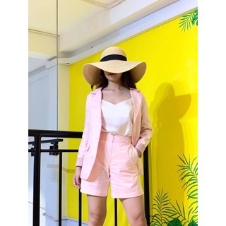 Set vest hồng