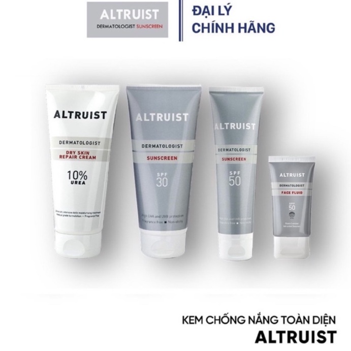 Kem Chống Nắng Altruist Dermatologist Sunscreen/ Face Fluide SPF 30/ SPF 50 - Thi Vũ
