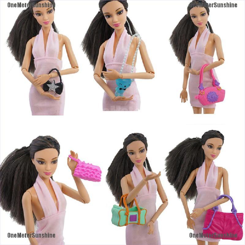 Set 4 Túi Xách Mini Dễ Thương Cho Búp Bê Barbie