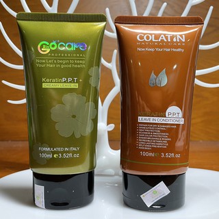 (CHÍNH HÃNG)Kem dưỡng khô  PPT Colatin Leave-in phục hồi tóc khô hư nát 100ml ( mẫu mới)