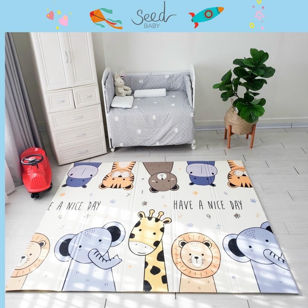 Thảm gấp gọn chống thấm Umoo mẫu mới 2021 - Chính hãng cao cấp - Seed Baby