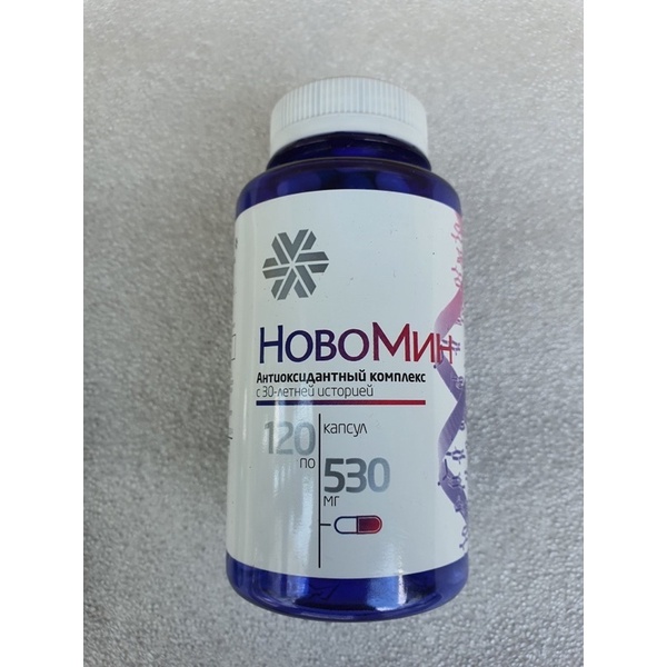 Viên uống chống oxy hóa, phục hồi tế bào khỏe mạnh Siberian Novomin Formula 4