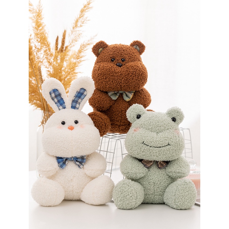 Hàng Có Sẵn Trong 24Dễ thương Gấu Bông Má Bự - Thú Bông Má Bự Lông Mềm Cao Cấp