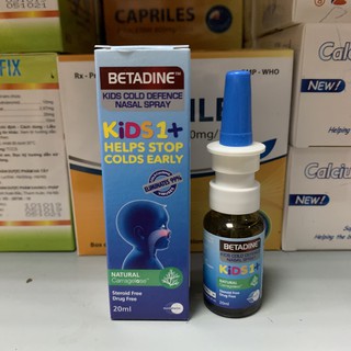BETADIN Kids Cold Defence Nasal Spray xịt mũi cho bé từ 1 tuổi