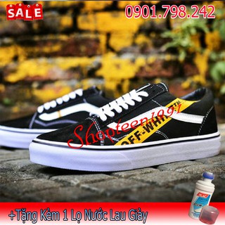 Giày thể thao off white đen trắng