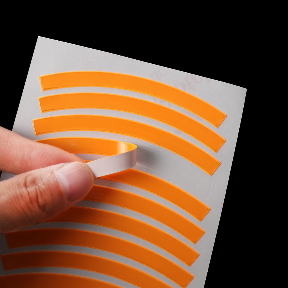 Bộ 10 miếng dán phản quang nhiều màu độc đáo trang trí xe máy/ xe đạp