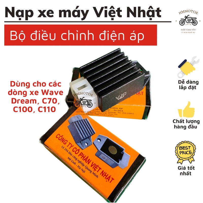 Nạp Xe Máy Việt Nhật Wave Dream