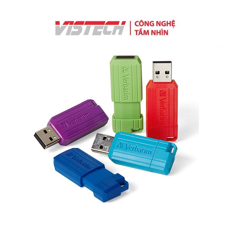 USB Verbatim Store'n' Go PinStripe 16GB 2.0 - Hàng chính hãng