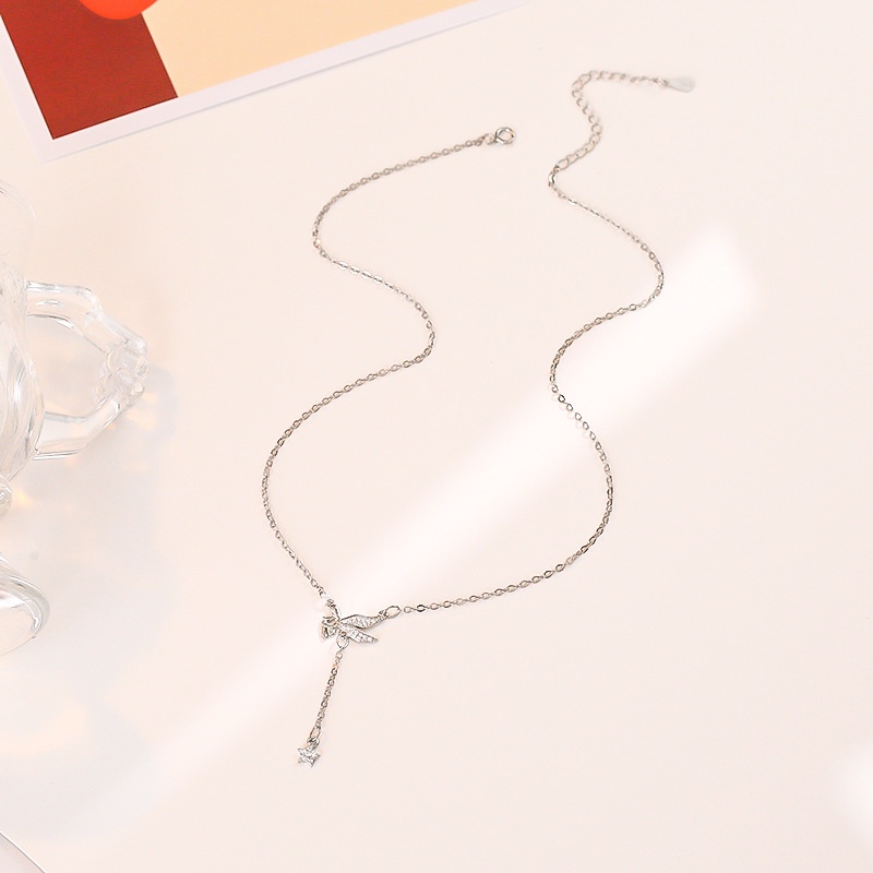 Dây chuyền bạc nữ Evasilver mặt thiên thần, vòng cổ chất liệu bạc ta sang trọng trẻ trung
