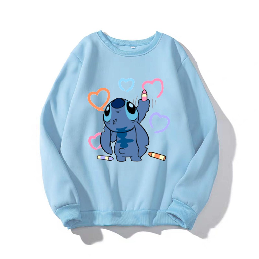 ÁO SWEATER NAM NỮ IN HÌNH STITCH (NHIỀU MÀU)