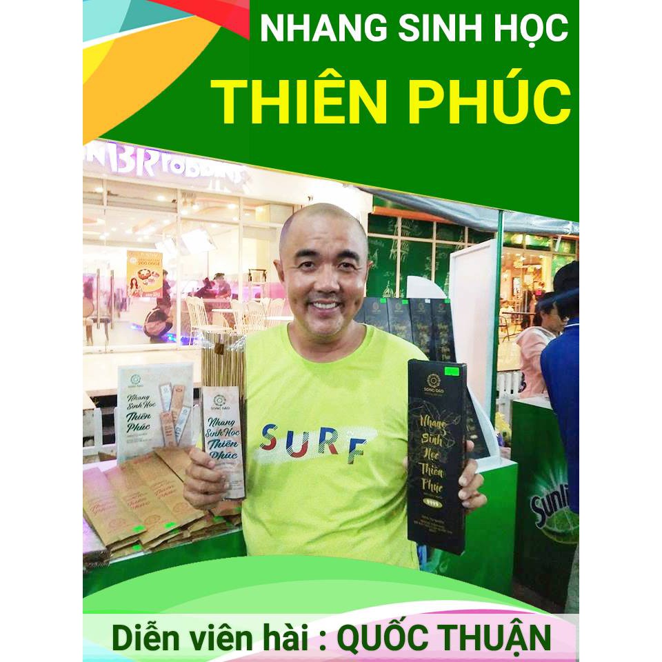 Combo 10 gói nhang sinh học Thiên Phúc 2 công dụng thắp hương và xua muỗi 100% không hóa chất, an toàn cho sức khỏe.