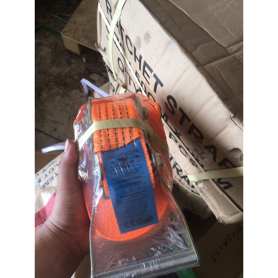 Dây chằng tăng đơ 5cm dài 6 mét tải 3 tấn có móc J capthepgiasi