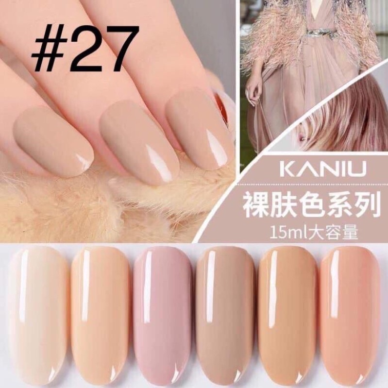sơn gel kaniu màu nude