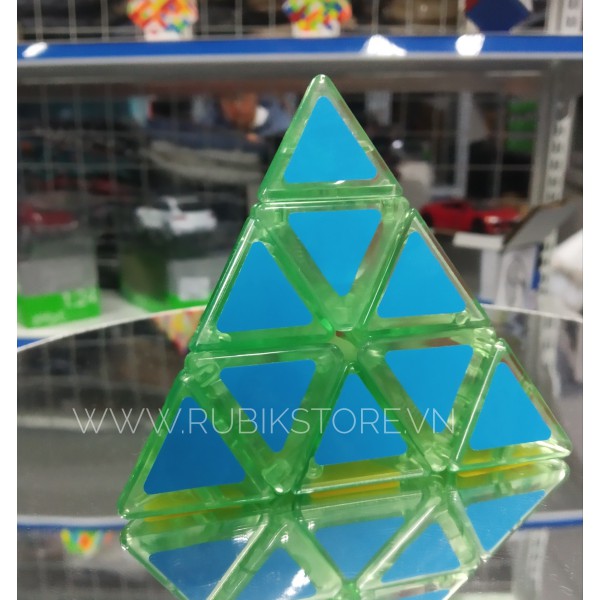 Dayan pyraminx v2 trans green