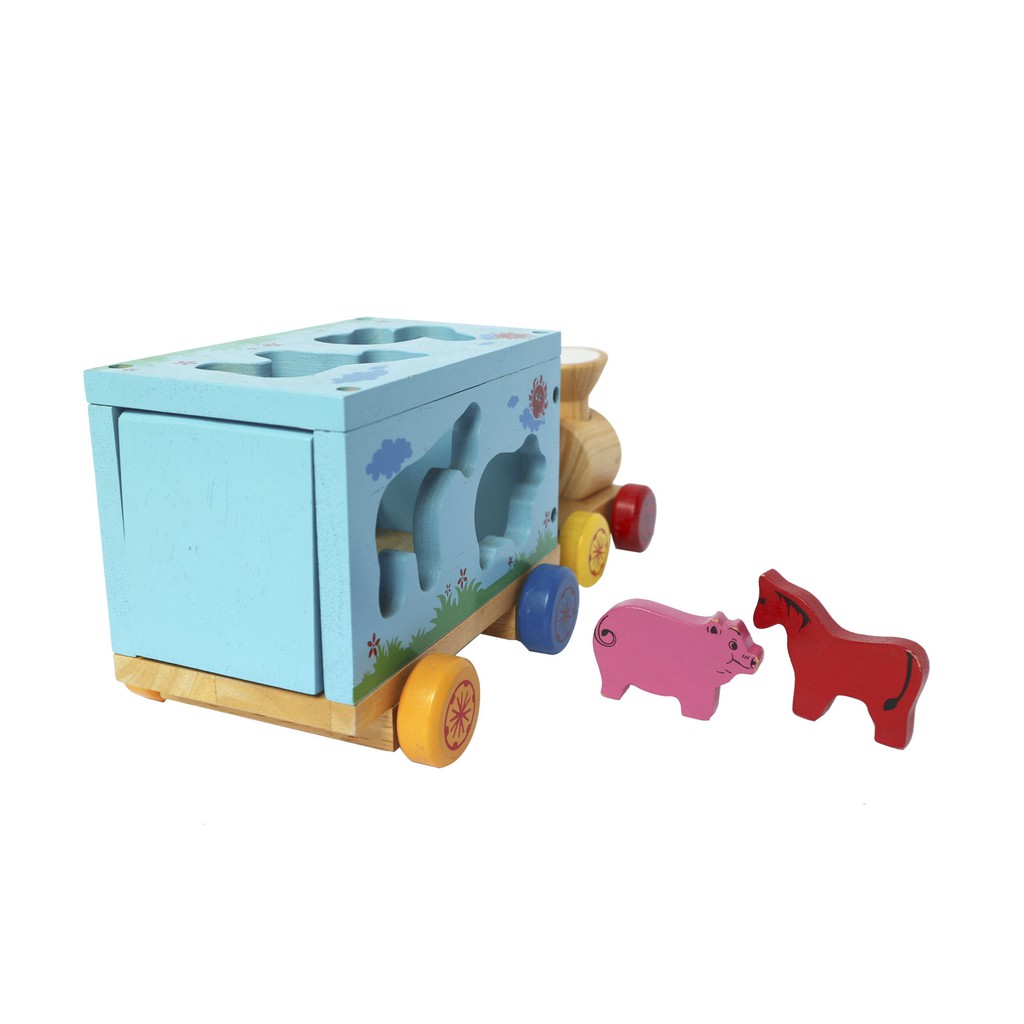 Đồ chơi gỗ Winwintoys - Xe lửa chở thú 65272