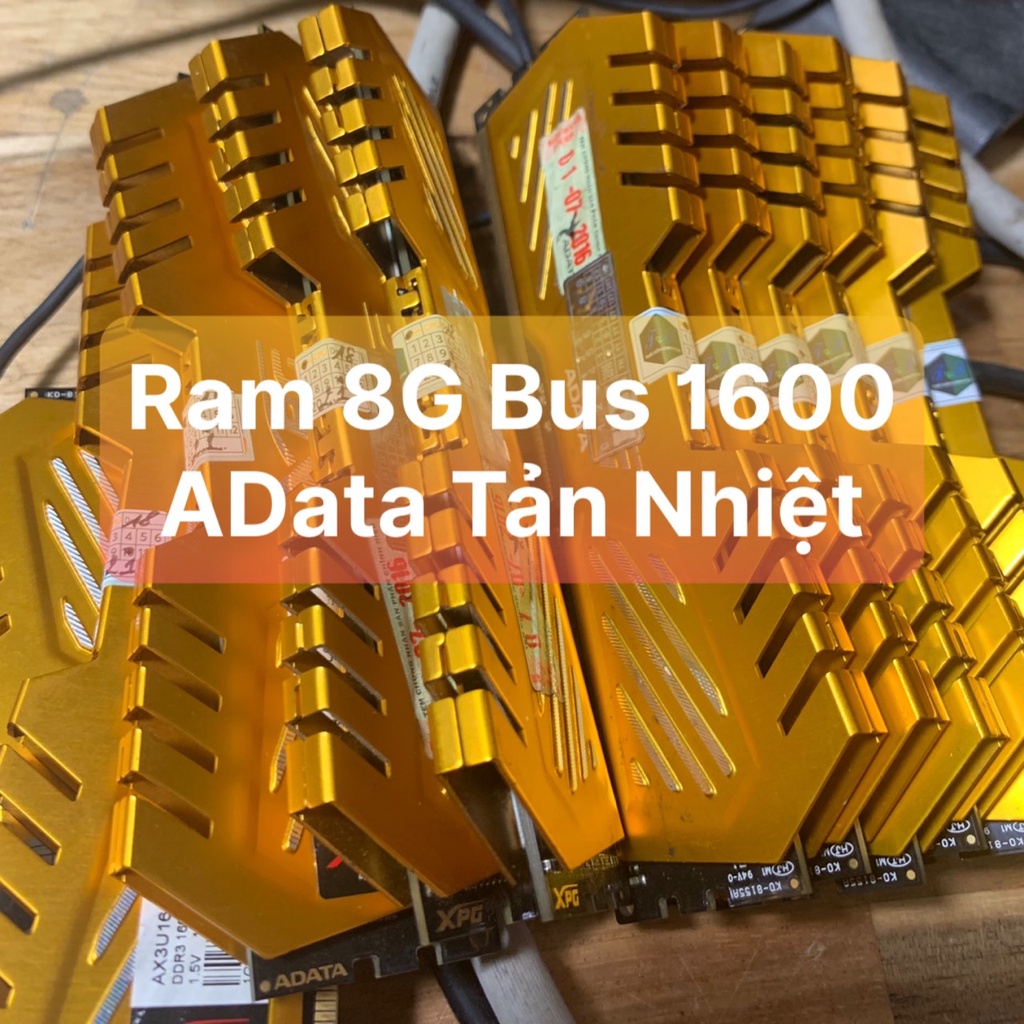 Ram 8G PC - DDR3 - Bus 1600 Hiệu Fury HyperX,ADATA Tản Nhiệt - VI TÍNH BẮC HẢI