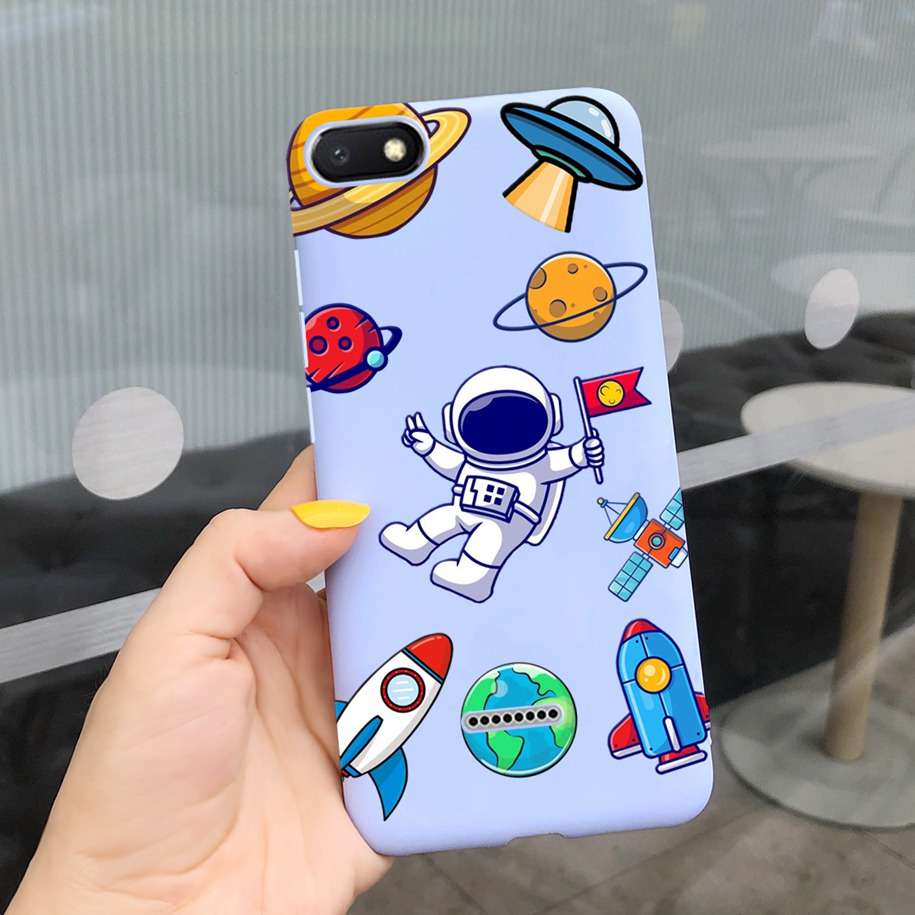 Ốp Điện Thoại Mềm Bo Viền Hình Khủng Long/Hoa Thời Trang Cho Xiaomi Redmi 6A 6A A6 Redmi6A Hongmi6A