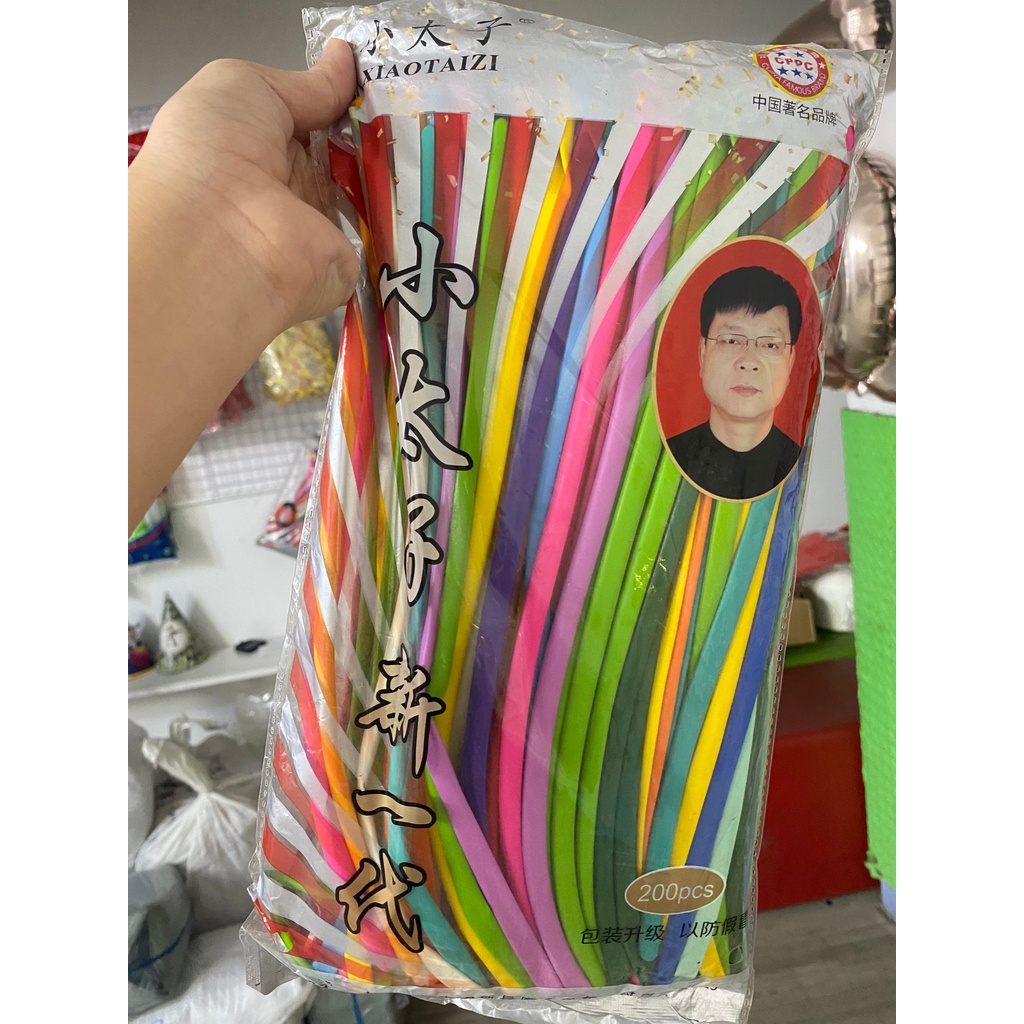 Bóng dài tạo hình trang trí sinh nhật thái lan 260 màu pastel nhiều màu sắc HAPPYKID BDTH
