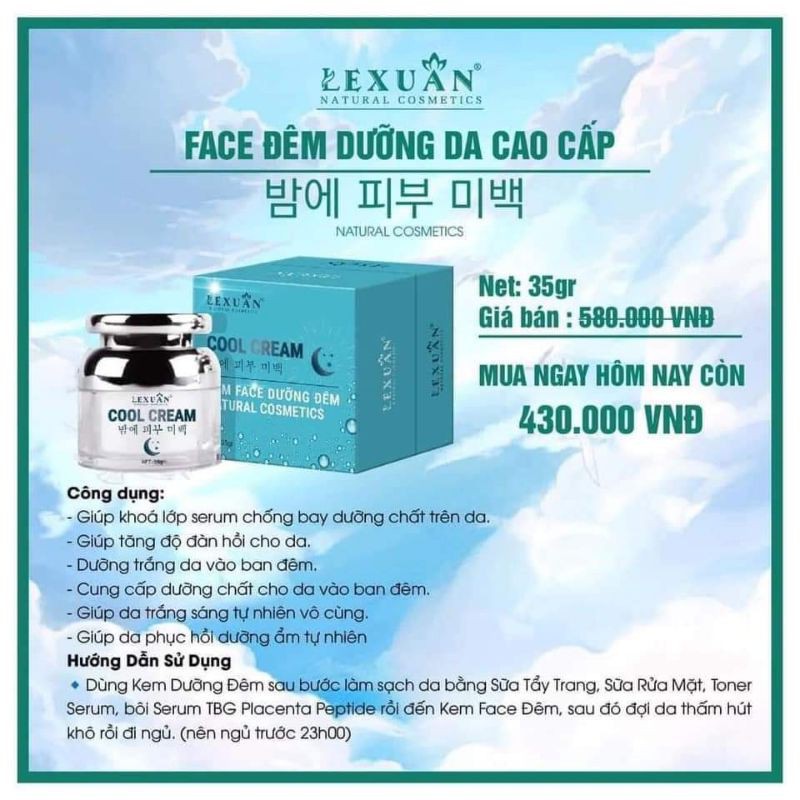 Kem face đêm Lê Xuân | BigBuy360 - bigbuy360.vn