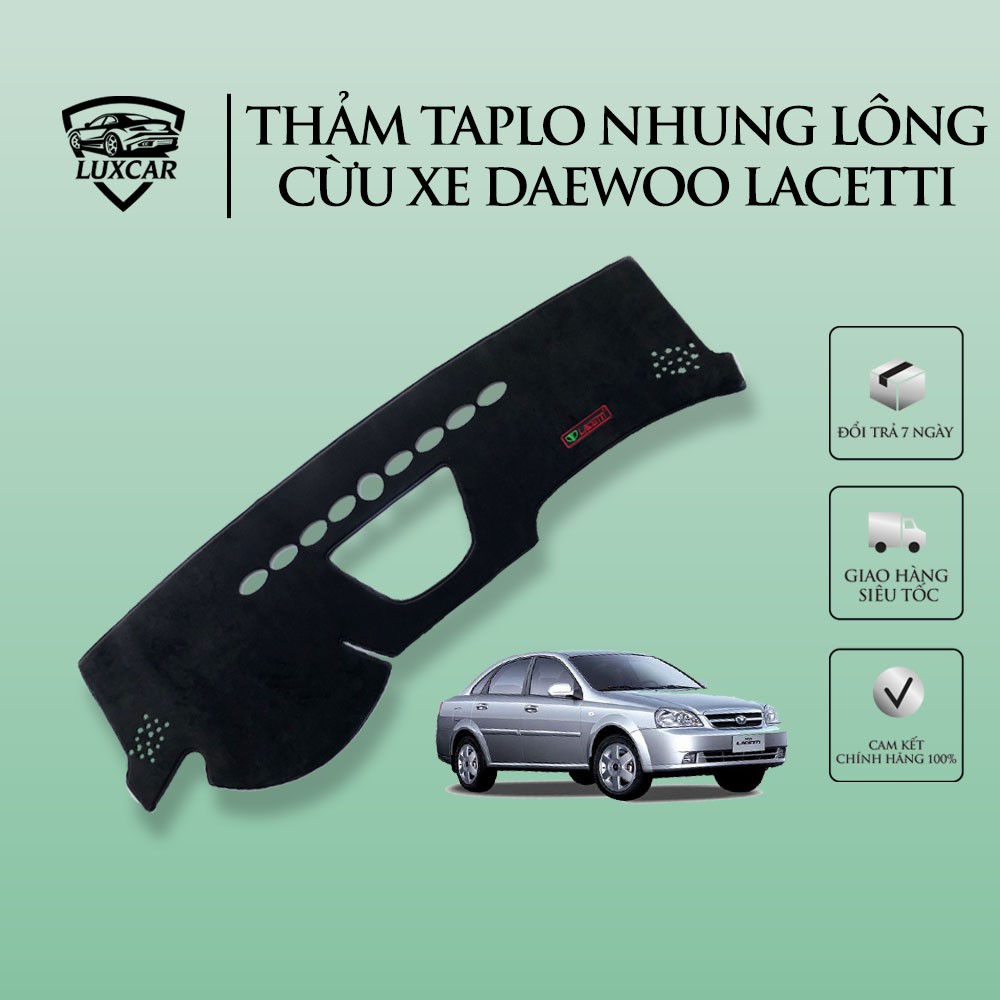 Thảm TAPLO Nhung Lông Cừu xe DAEWOO LACETTI trong nước và nhập ngoại LUXCAR cao cấp