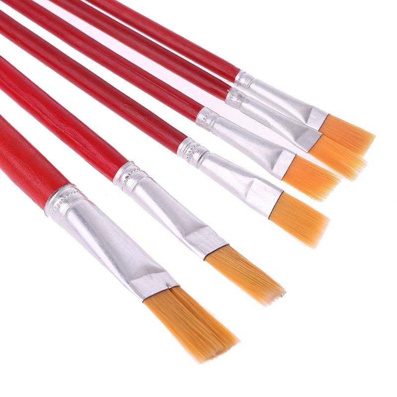 Set 6 Cọ Vẽ Tranh Sơn Dầu Chuyên Nghiệp Mới