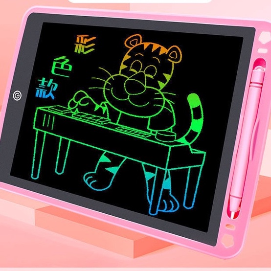 Bảng Điện Tử Thông Minh Nhiều Màu Tự Xóa Màn LCD 8.5 inch Cho Bé Tập Viết, Vẽ Đồ Chơi Giáo Dục Cho Bé