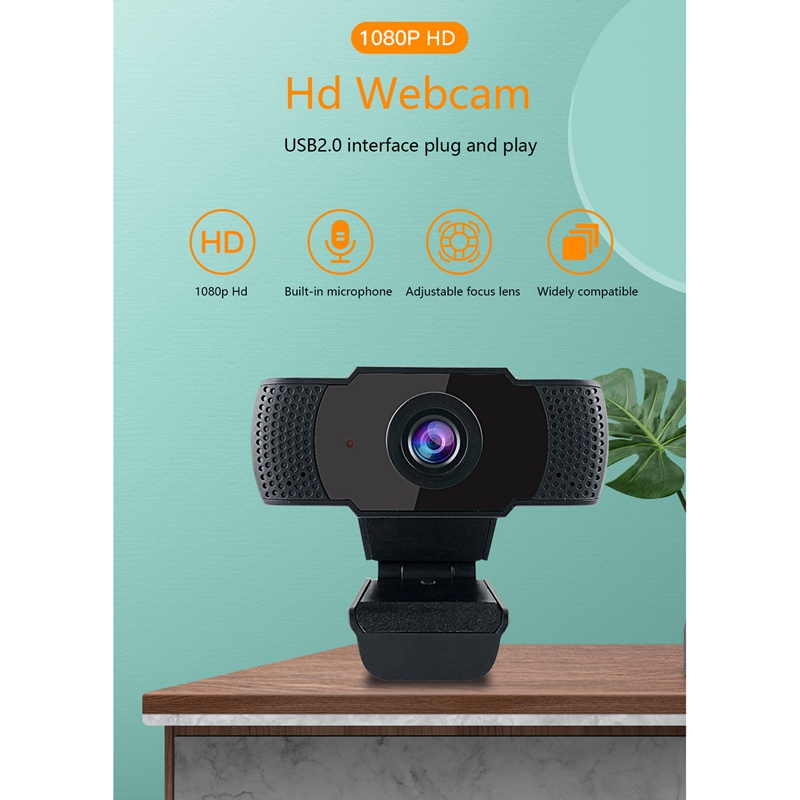 Webcam HD 1080P cho máy tính/laptop | BigBuy360 - bigbuy360.vn