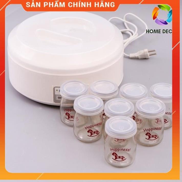 💖FREESHIP💖 Máy làm sữa chua 8 cốc thủy tinh Chefman CM-302 cao cấp CHÍNH HÃNG-HOME DECOR