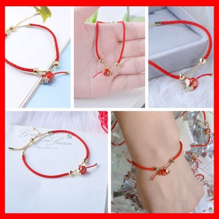 [Mẫu mới nhất 2020] Vòng tay chỉ đỏ may mắn tài lộc hình chú chuột 2020