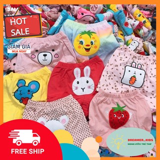 Set 10 quần mông thú dễ thương qate546 cho bé trai/gái
