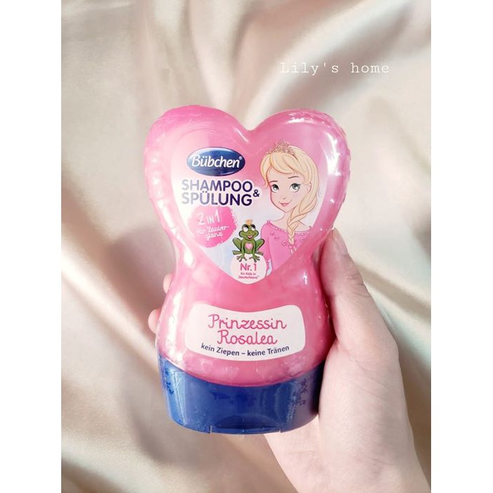 Bubchen, Dầu gội xả 2-in-1 dành cho bé Bubchen Rosalea Đức 230ml