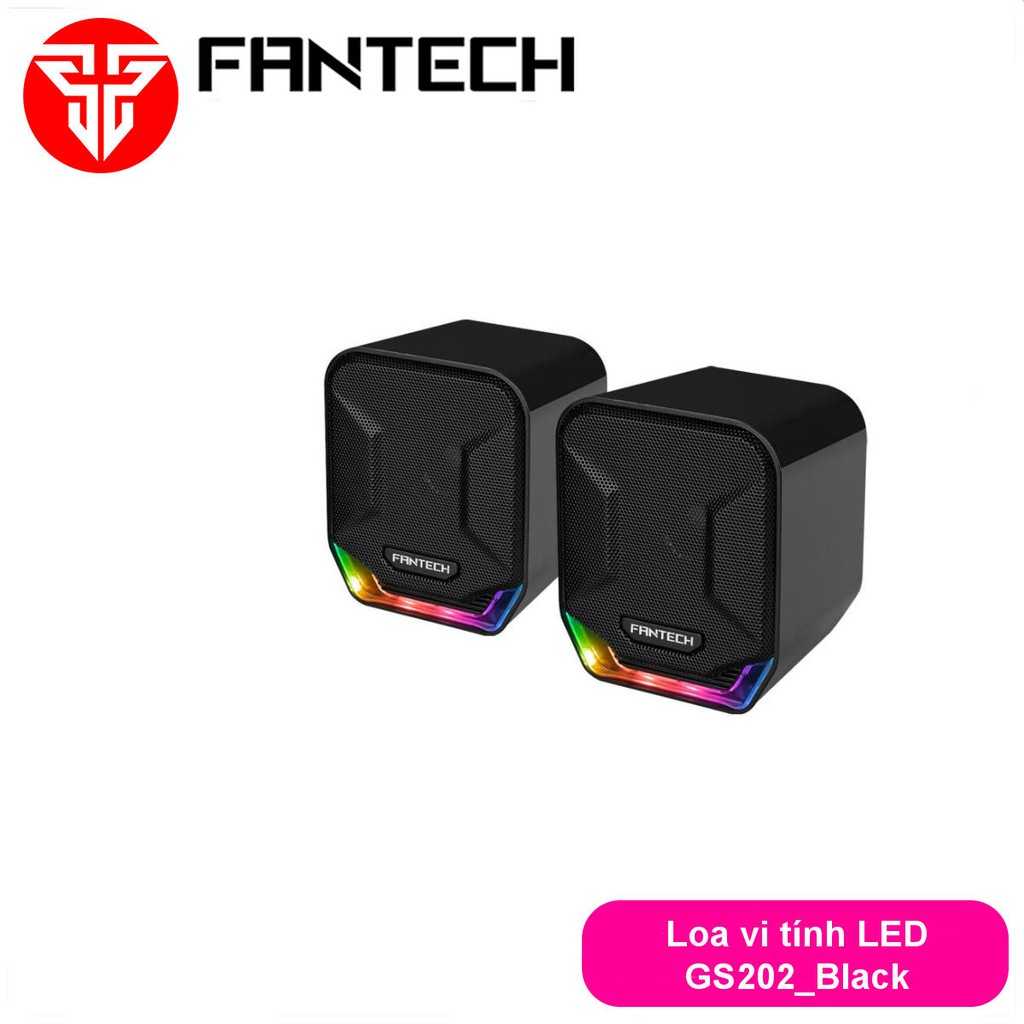 [Mã ELHACE giảm 4% đơn 300K] Loa vi tính gaming siêu gọn nhẹ có LED dùng cho điện thoại, máy tính... Fantech GS202