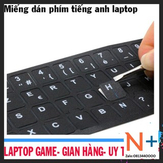 Miếng dán phím chữ ngôn ngữ Tiếng Anh cho laptop _chuẩn US-key miếng dán phím tiếng Anh
