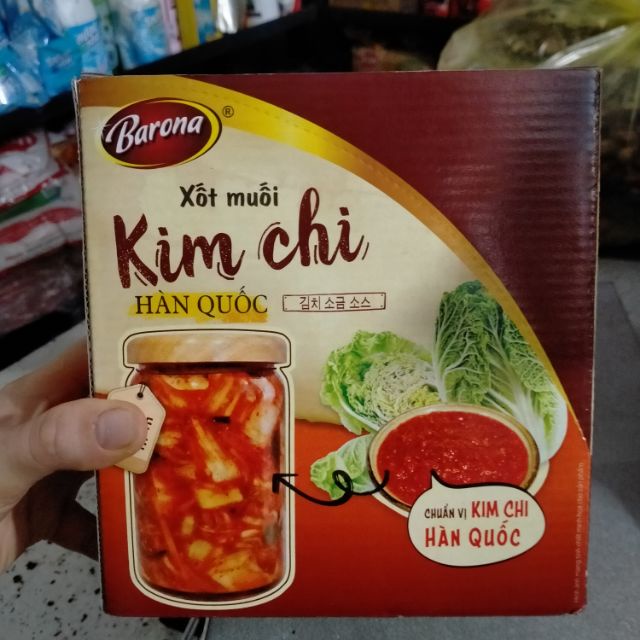 (HOT LIKE) Xốt làm kim chi muối korea BARONA 180g