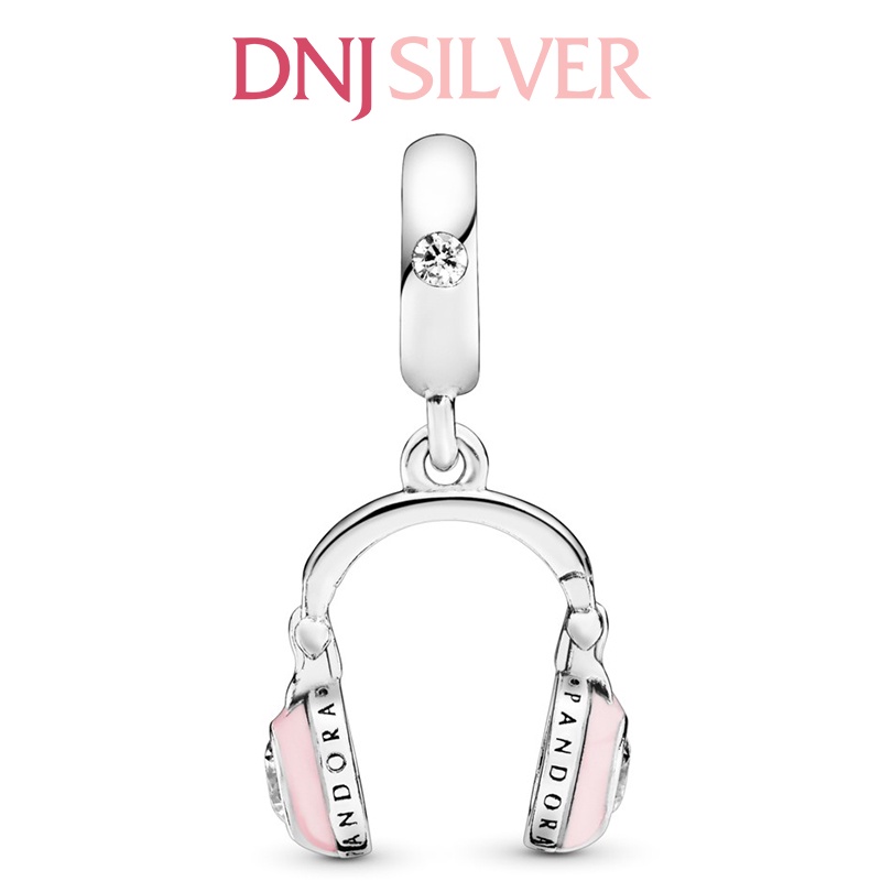 [Hàng cao cấp] Charm bạc 925 cao cấp, hàng chuẩn bạc - Charm Headphones thích hợp để mix vòng tay charm - DN134