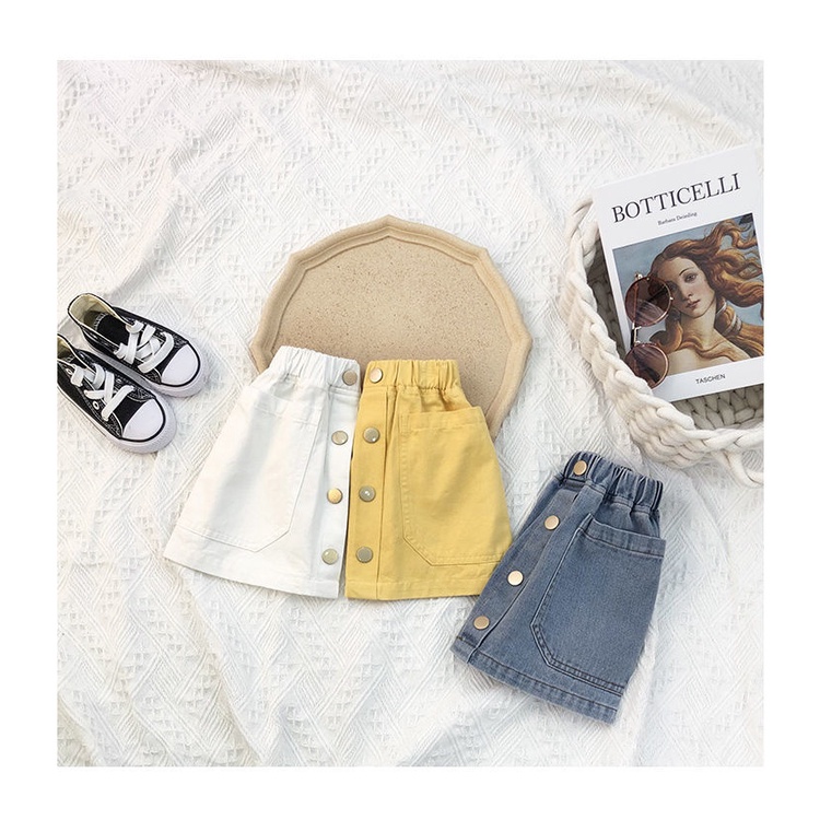 Quần short denim Thời Trang Mùa Hè Cho Bé Gái
