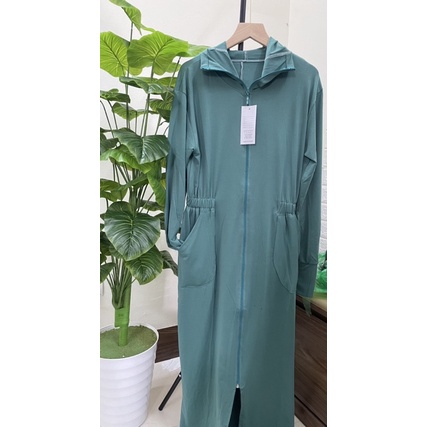 Áo chống nắng nữ toàn thân vải thông hơi, Chống Tia UV