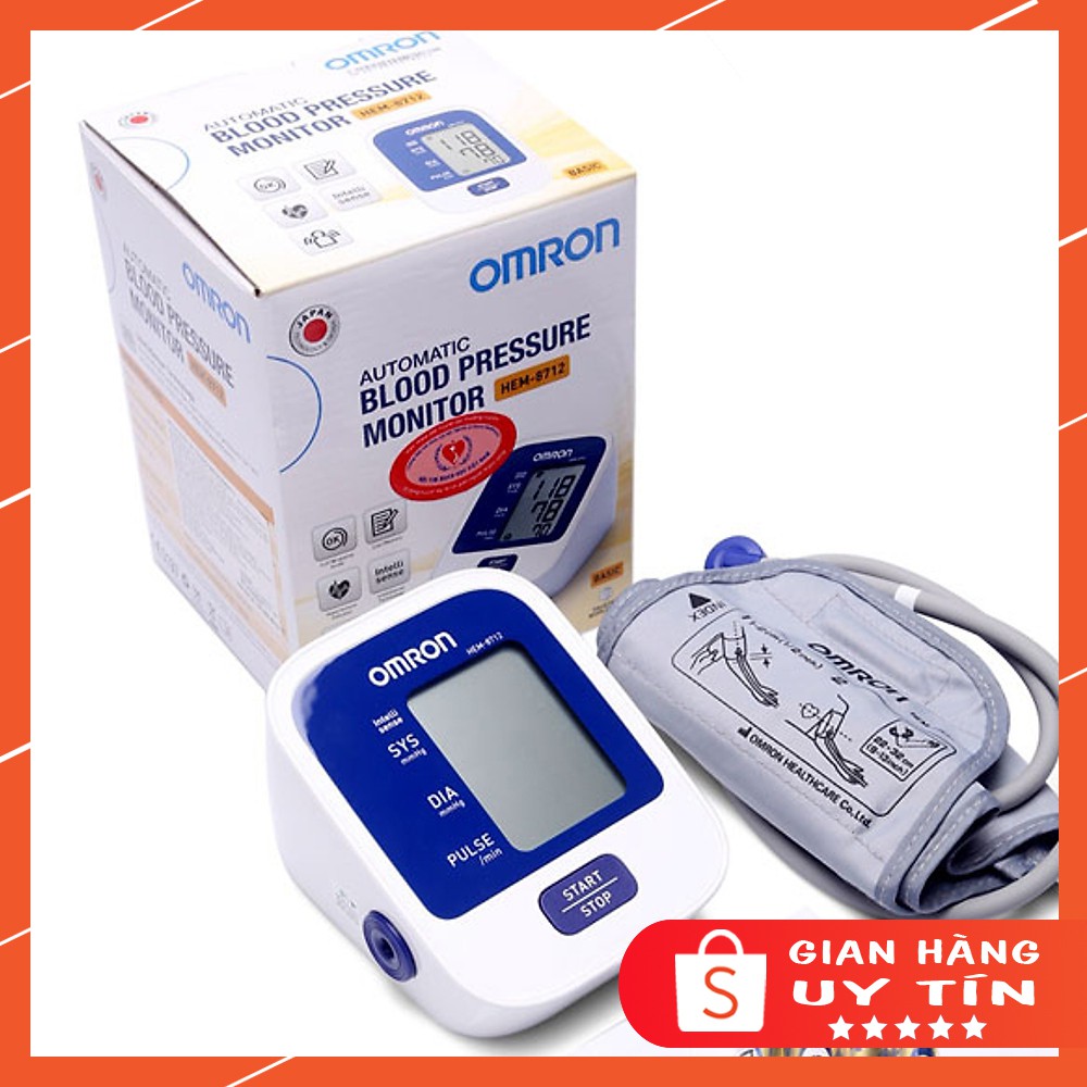 Máy đo huyết áp bắp tay Omron HEM - 8712 [Hàng chính hãng Omron Nhật Bản - bảo hành 5 năm]