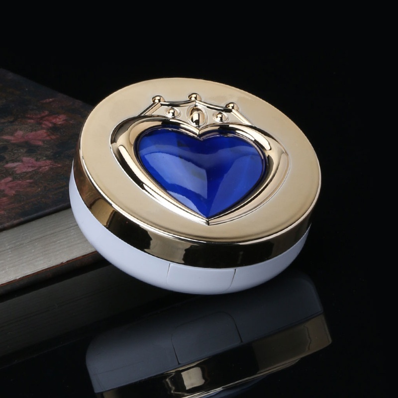 Hộp Đựng Kính Áp Tròng Có Gương Hình Trái Tim Mang Đi Du Lịch Tiện Lợi