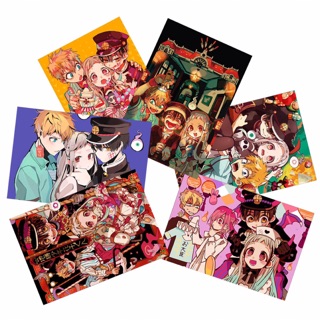 Ảnh card anime jibaku shounen hanako-kun 11 card ép lụa , card để ví anime hanako kun