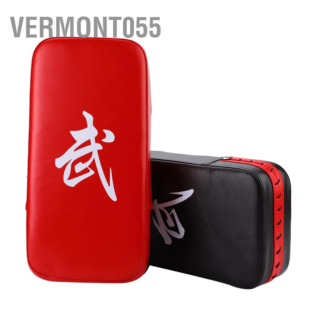 Hàng Hot Đệm đấm chân tay mục tiêu bằng da PU bền cho thực hành huấn luyện Boxing Kickboxing Hàng giao ngayVermont055