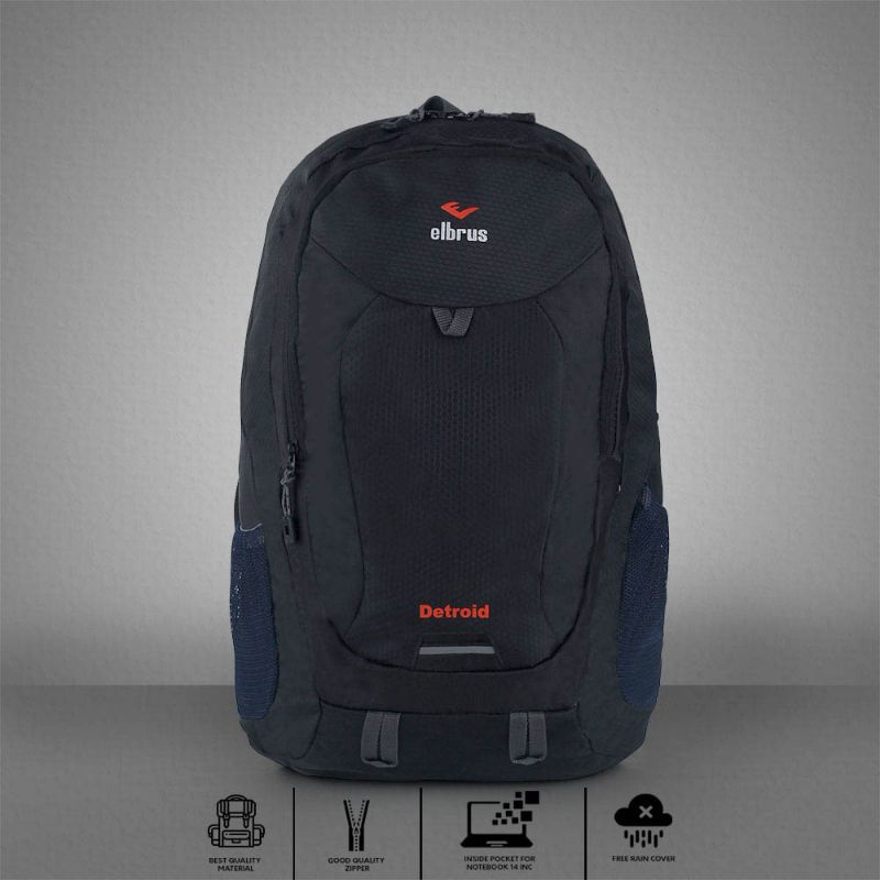 Ba Lô 25L Màu Đen/Đỏ Navy Mới Nhất | Túi Đựng Laptop 14 Inch Chất Lượng Cao | Balo Nguyên Bản | Che Mưa Miễn Phí | Túi Du Lịch | Túi Cắm Trại Ngoài Trời | Túi Đi Học Làm Việc