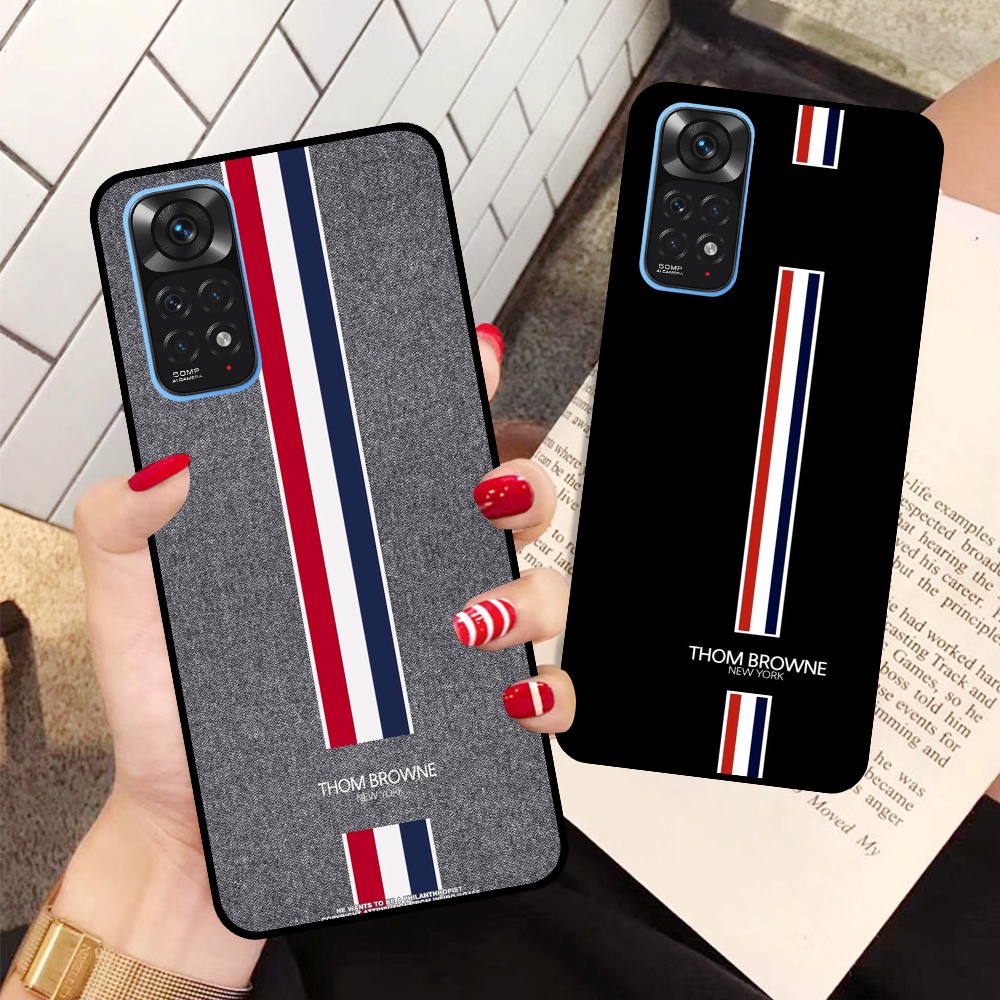 Ốp Xiaomi Redmi Note 11 4G/5G / Note 11s / Note 11 Pro / Note 11 Pro China in hình sọc caro, họa tiết đen trắng dễ thươn