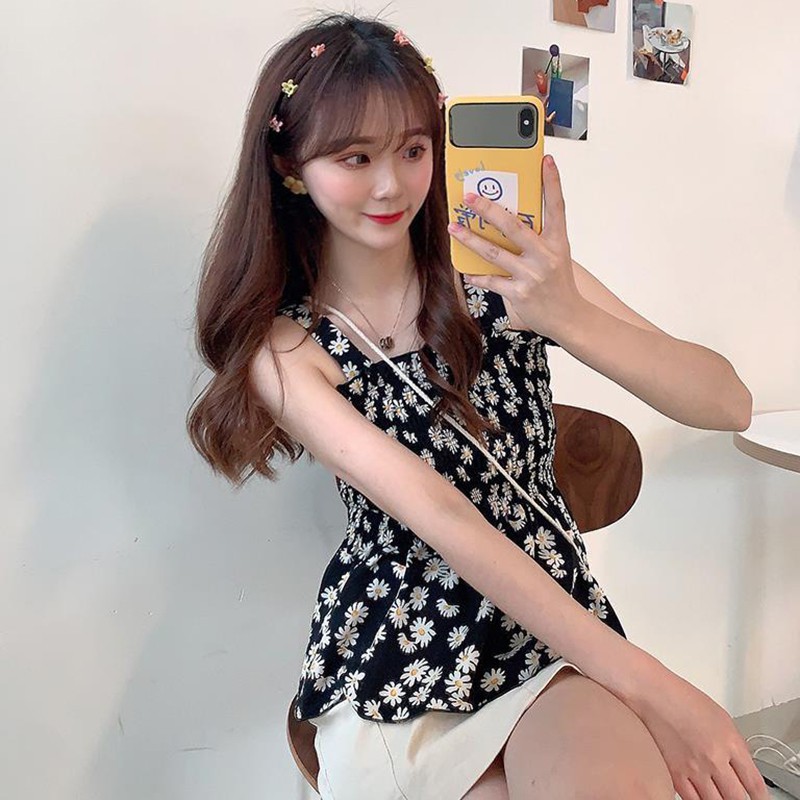 Women Fashion Causal Daisy Cami Tops Summer Vest Sleeveless Camisole | BigBuy360 - bigbuy360.vn