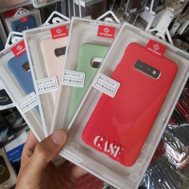 Ốp lưng dẻo màu KT Desing Galaxy S10e Nhiều màu