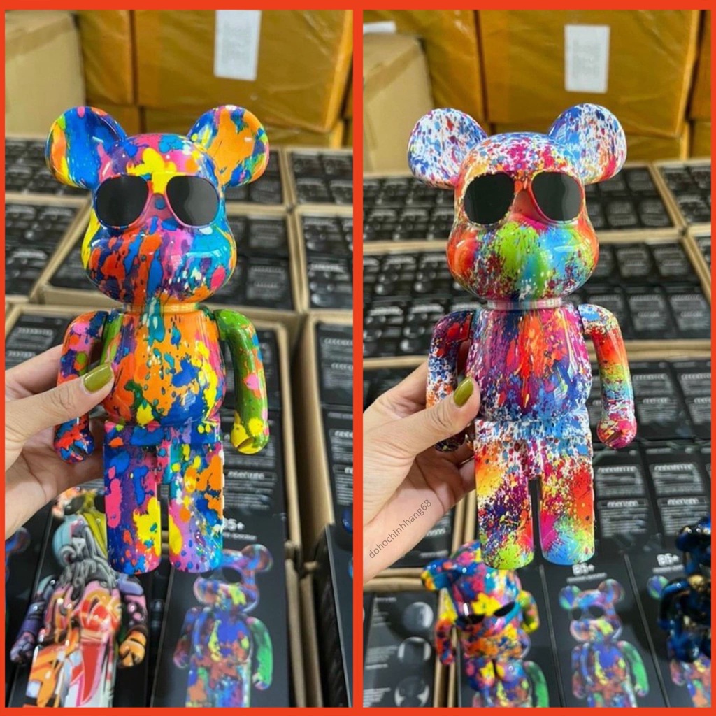 Loa Bluetooth Gấu Bearbrick Nghe Nhạc Hot Trend, Loa Gấu Mini Màu Sắc Sang Chảnh Mẫu Mới 2022